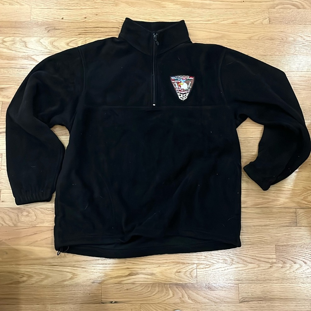 Fleece jacket w/ embroidery